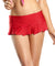 Red Pleated Mini Skirt - Medium/ Large BW-1026R-ML