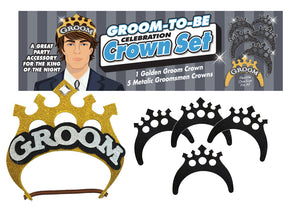 Groom-to-Be Celebration Crown Set LG-NVC050