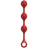 Anal Essentials Weighted Silicone Anal Balls - Red DJ2401-58-CD