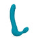 Temptasia - Luna - Strapless Silicone Dildo - Teal BL-81302