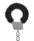 Beginner's Furry Handcuffs - Black OU-OU002BLK