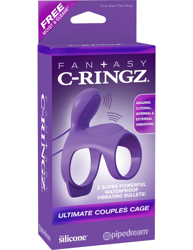 Fantasy C-Ringz Ultimate Couples Cage - Purple PD5816-12