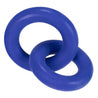 Hunkyjunk Duo Linked Cock Ball Rings - Cobalt OX-HUJ-104-CBL