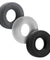 Hunkyjunk Huj3 C-Ring 3 Pk - Tar / Multi OX-HUJ-102-TARMULTI
