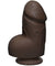 The D - Fat D - 6 Inch With Balls - Firmskyn -  Chocolate DJ1705-78-CD