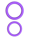 Fantasy C-Ring Maxx Width Silicone Rings - Purple PD5805-12