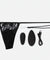 Premium Ergonomic Remote Panty Set - Black - Each AEP-BLE