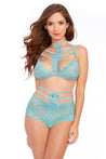 Bralette and Panty - Small - Vibrant Aqua DG-12039VAQS