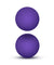 Luxe Double O Advanced Kegel Balls - Purple BL-56401