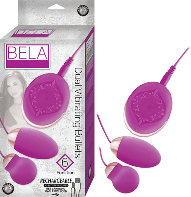 Bela Dual Vibrating Bullets - Purple NW2775-2