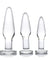 Dosha 3 Piece Glass Anal Plug Kit PRSM-AE599