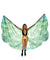 Peacock Feather Halter Wing Cape With Wrist Straps LA-A2786