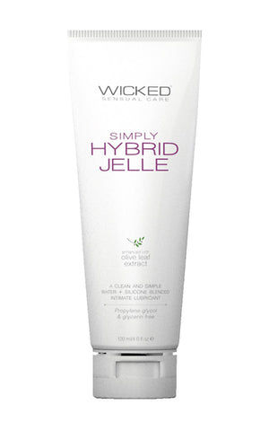 Simply Hybrid Jelle Fragrance Free Lube 4oz 120ml WS-91205