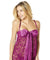 Lace Empire Babydoll With Functional Tie Shelf Cups G-String - Amaranth - S/m OH-75-10853-AMHSM