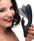 7x Bendable Silicone Rabbit Vibrator - Black WNDR-AG281