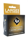 ID Extra Large Condoms - 3 Pack ID-WXL-03