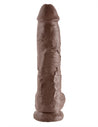 King Cock 10-Inch Cock With Balls - Brown PD5509-29