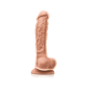 Colours - Dual Density - 8 Dildo - White NSN-0403-21