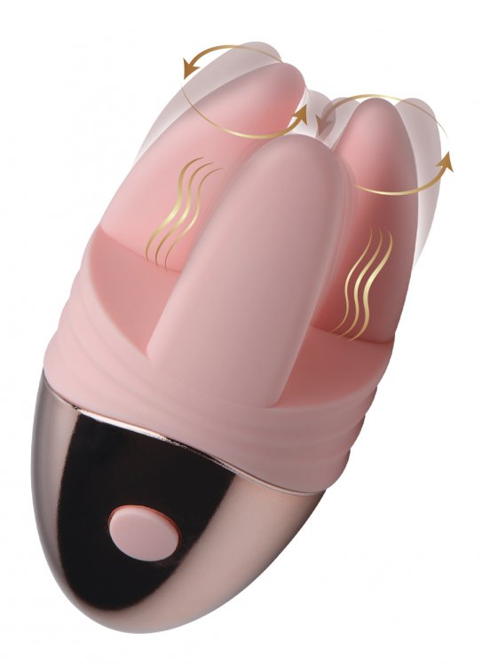 Vibrassage Caress Vibrating Clit Teaser- Pink INM-AF939