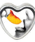 Edible Heart Candle - Peach - 4 Oz. EB-HSCK006