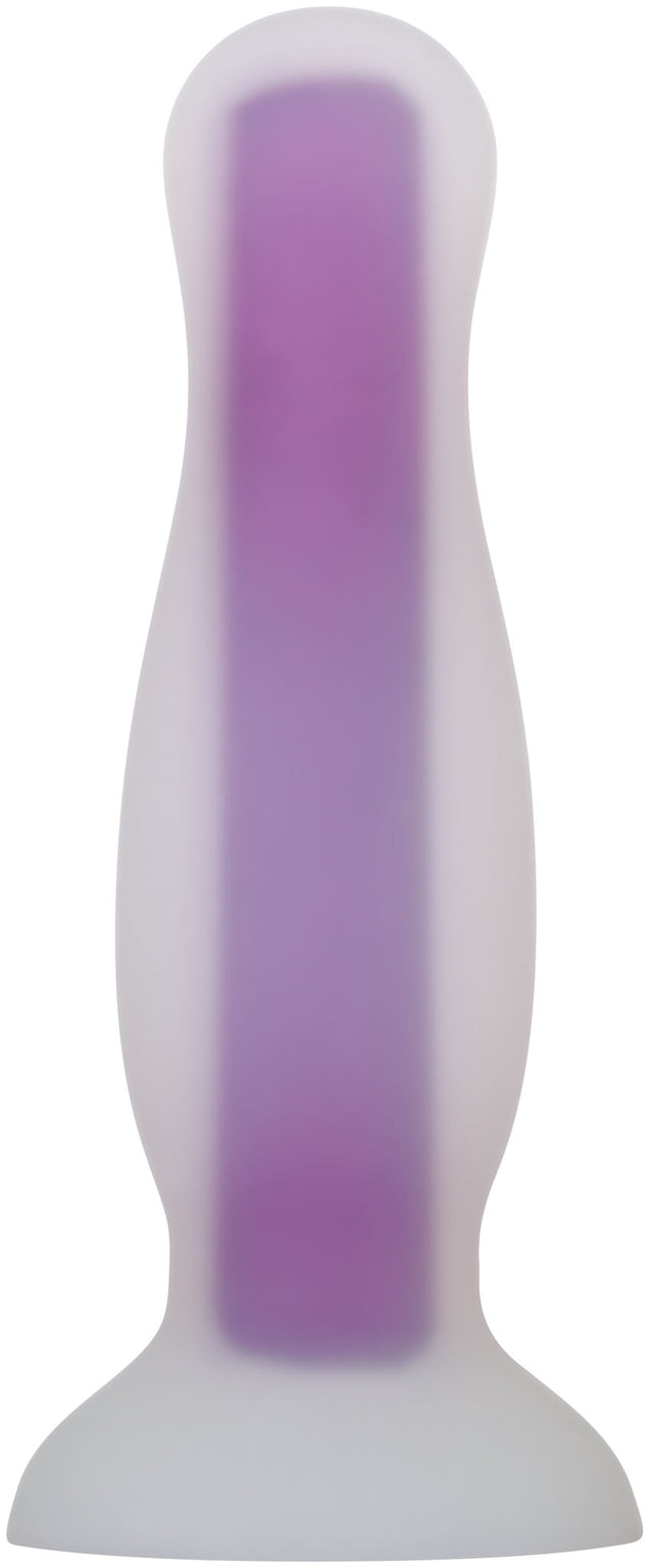 Luminous Glow-in-the-Dark Butt Plug - Medium - Purple EN-BP-5170-2