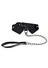 Exclusive Collar With Leash - Black OU-OU145BLK