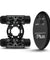 Performance Plus - Double Thunder - Wireless Remote Rechargeable Vibrating Cock Ring - Black BL-79905