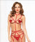 Applique Playsuit & Panty Set - Red - One Size STM-10941P
