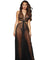 Gown, G-String - One Size - Black DG-10593BLKOS