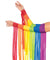 Rainbow Fringe Arm Piece LA-A2827