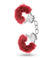 Temptasia - Plush Fur Cuffs - Burgundy BL-55510