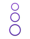 Fantasy C-Ringz Silicone Piece Stamina Set  - Purple PD5812-12