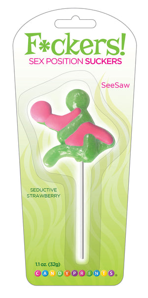 F*Ckers Sex Position Suckers - Seesaw - Seductive Strawberry LG-CP919