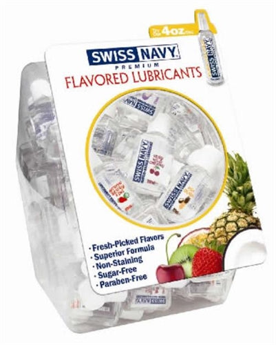 Swiss Navy Flavored - 100 Count Bowl - 20ml Bottles - Assorted Flavors MD-SN100FLAVFISH