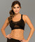 Strike Score More Sports Bra With Netting Inserts  - Large -  Black STM-30130BLKL