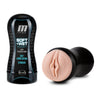 M for Men - Soft and Wet - Pussy With Pleasure Orbs - Self Lubricating Stroker Cup - Vanilla BL-84003