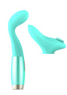 Perks Ex-4 G-Spot Vibrator and Clitoral Stimulator - Aqua LS-LS12212