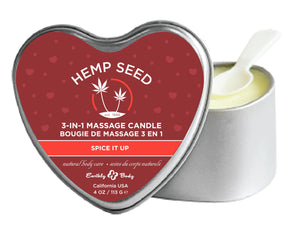 Heart Candle 3-N-1 Spice It Up 4 Oz EB-HSCV038