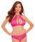 Underwire Bralette and Panty - Large - Hot Pink DG-12045HPL