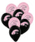 Willy Blow Me Balloons - 8 Pack - Pink & Black GFF-732