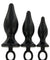 Anal Pacifiers Set of 3 - Black TV-RM382