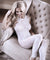 Worth the Wait Floral Bodystocking  - White - One Size FL-SF901WHT-OS