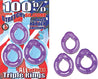 All American Triple Rings-Purple NW2152-2