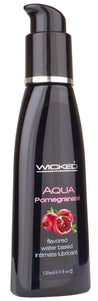 Aqua Pomegranate Flavored Water-Based Intimate Lubricant 2 Oz. WS-90302