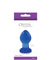 Crystal Premium Glass Plug - Small - Clear Blue NSN0701-17
