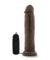 Dr. Skin - Dr. Throb - 9.5 Inch Vibrating  Realistic Cock With Suction Cup - Chocolate BL-13816