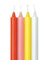 The 9's Make Me Melt Sensual Warm-Drip Candles 4 Pack - Pastel ICB2327-2