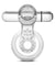 Stay Hard - 10 Function Vibrating Tongue Ring - Clear BL-66912