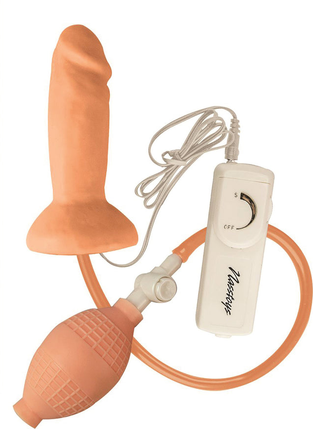 Maxx Men Inflatable Vibrating Pleaser Plug - Flesh NW2615-1