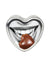 Edible Heart Cande - Chocolate - 4 Oz. EB-HSCK005